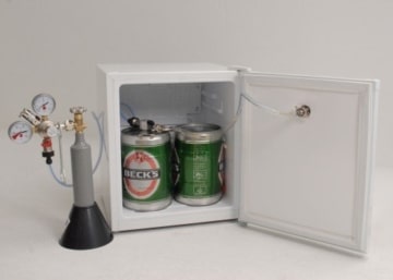 Faßbierkühlschrank A+ für 2 x 5 Liter Dosen