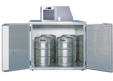 Fassvorkühler für 4 KEG-Fässer aus Edelstahl - 1