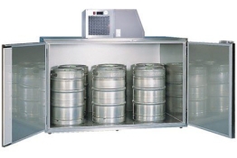 Fassvorkühler verzinktes Stahlblech für 6 KEG Fässer - 1